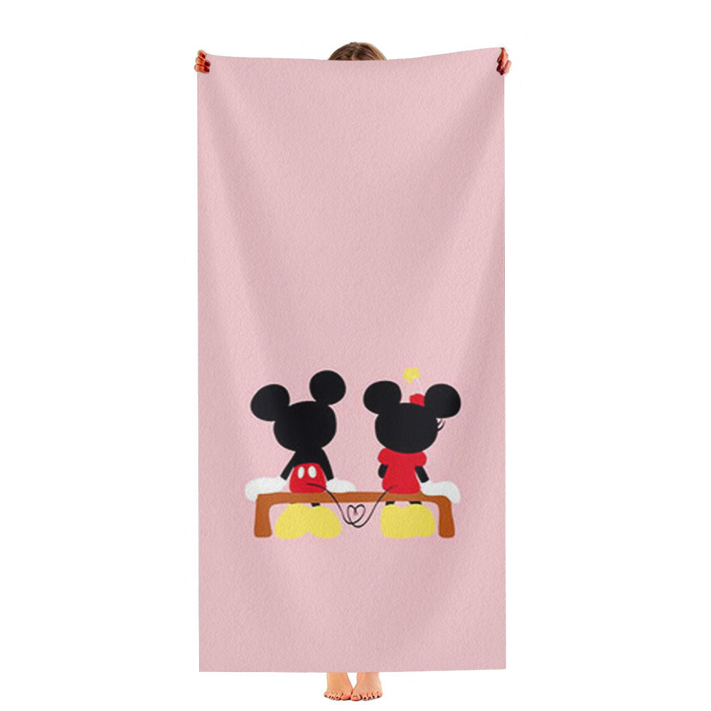 Mickey Minnie Mouse Simple Ultra-Soft Luxury Bathroom Towels