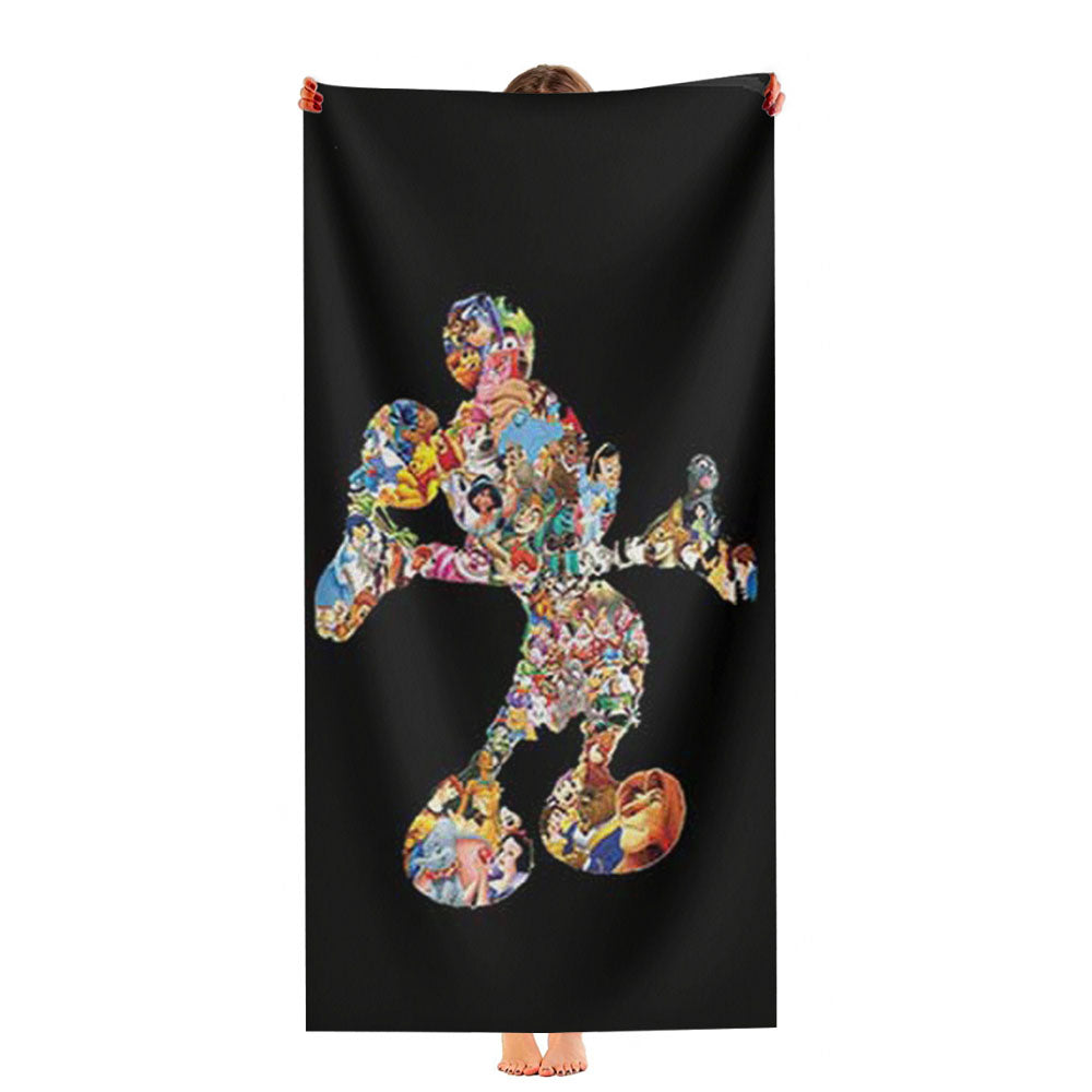 Mickey Mouse Characters Ultra-Soft Luxury Bathroom Towels