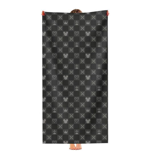 Mickey Mouse Kingdom Hearts Pattern Ultra-Soft Luxury Bathroom Towels