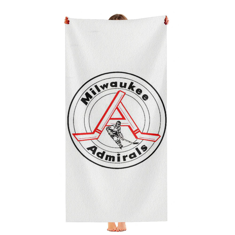 Milwaukee Admirals Symbol Ultra-Soft Luxury Bathroom Towels