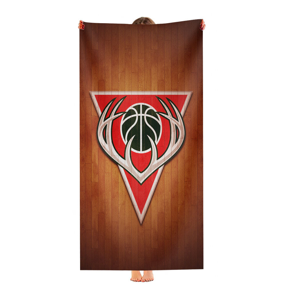 Milwaukee Bucks Hardwood 2 Ultra-Soft Luxury Bathroom Towels