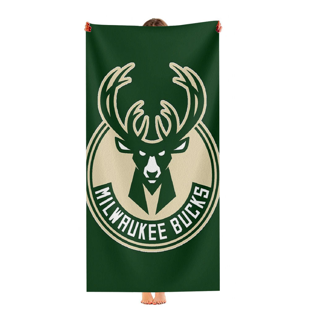 Milwaukee Bucks Logo Ultra-Soft Luxury Bathroom Towels