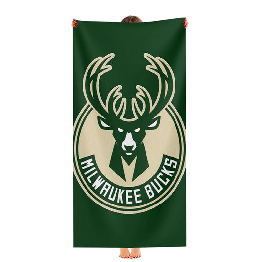 Milwaukee Bucks Logo Ultra-Soft Luxury Bathroom Towels