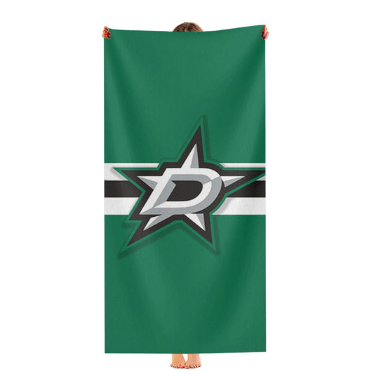 Milwaukee Logo Green Ultra-Soft Luxury Bathroom Towels