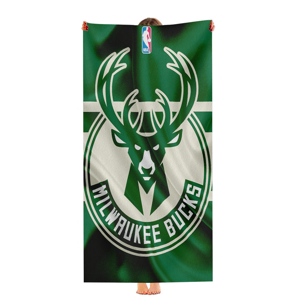 Milwaukee Wisconsin Logo Ultra-Soft Luxury Bathroom Towels