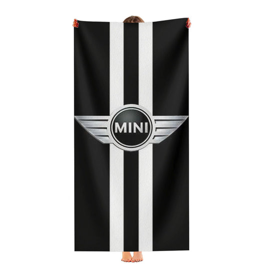 Mini Cooper Car Logo Ultra-Soft Luxury Bathroom Towels