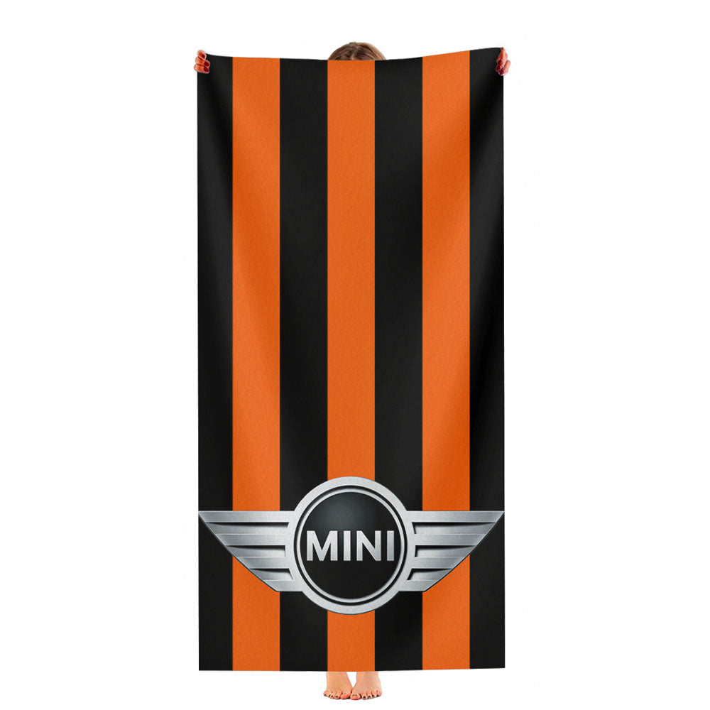 Mini Cooper Logo Ultra-Soft Luxury Bathroom Towels