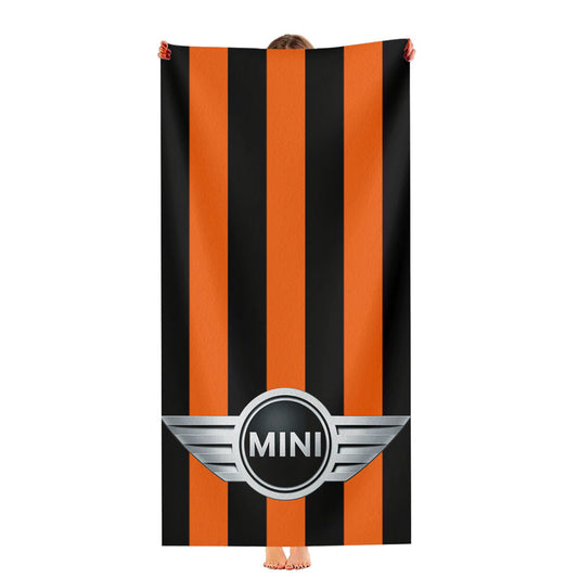 Mini Cooper Logo Ultra-Soft Luxury Bathroom Towels