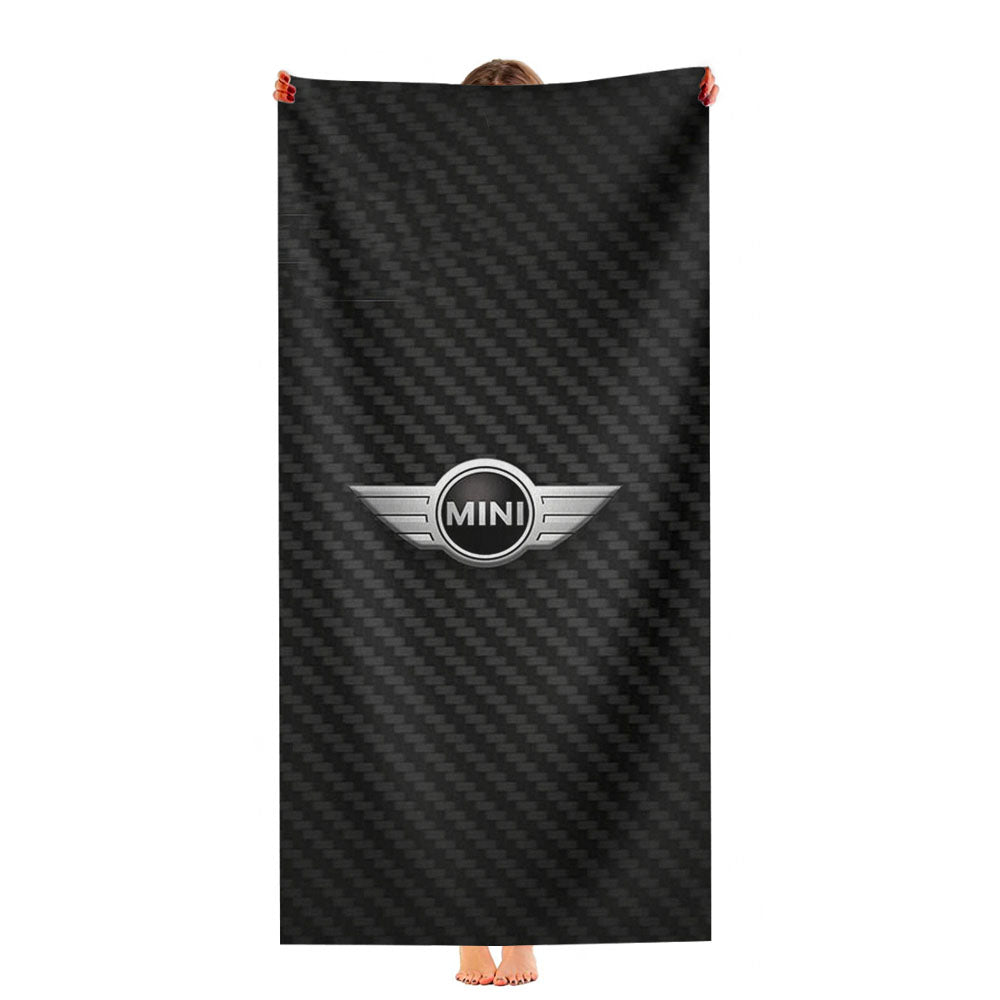 Mini Cooper Logo 2 Ultra-Soft Luxury Bathroom Towels