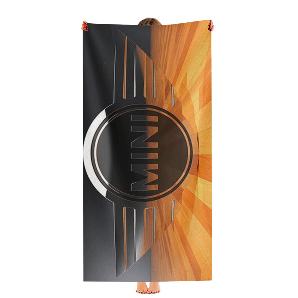 Mini Cooper Logo Classic Ultra-Soft Luxury Bathroom Towels