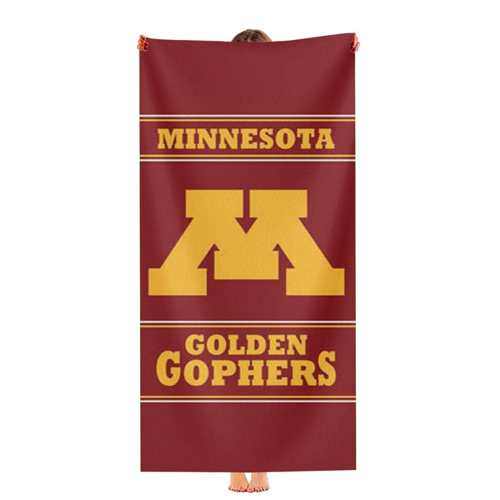 Minnesota Golden Gophers Logo Ultra-Soft Luxury Bathroom Towels