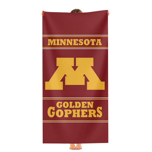 Minnesota Golden Gophers Logo Ultra-Soft Luxury Bathroom Towels