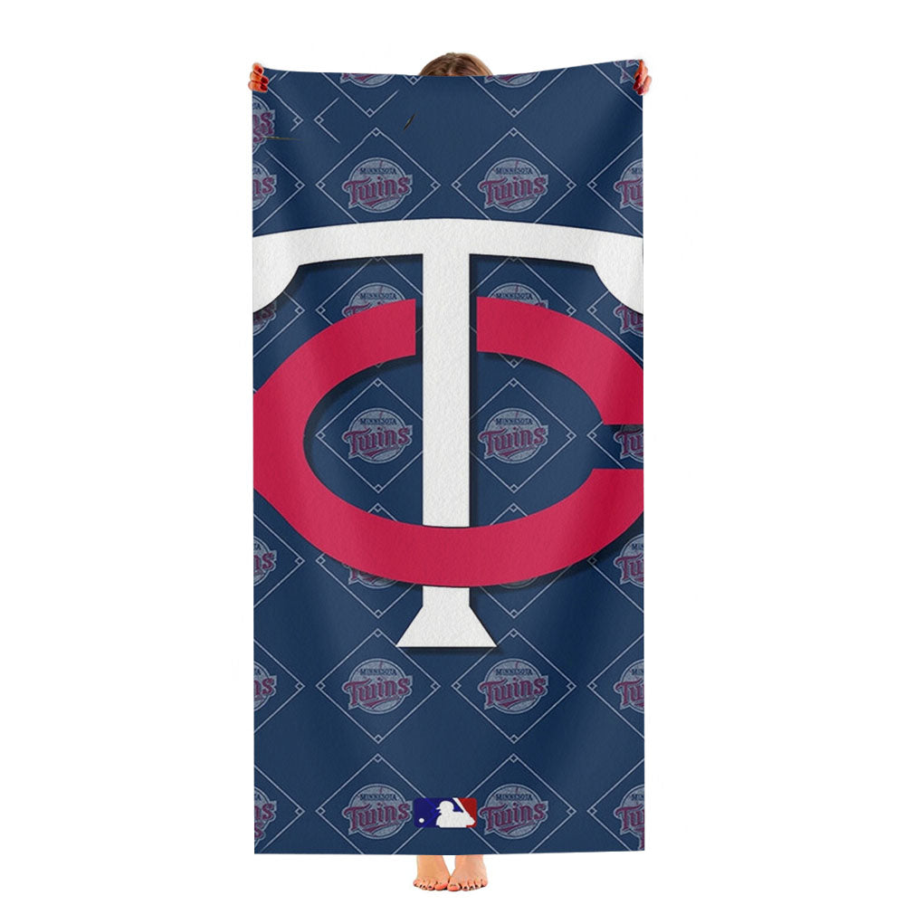 Minnesota Twins Mlb Ultra-Soft Luxury Bathroom Towels