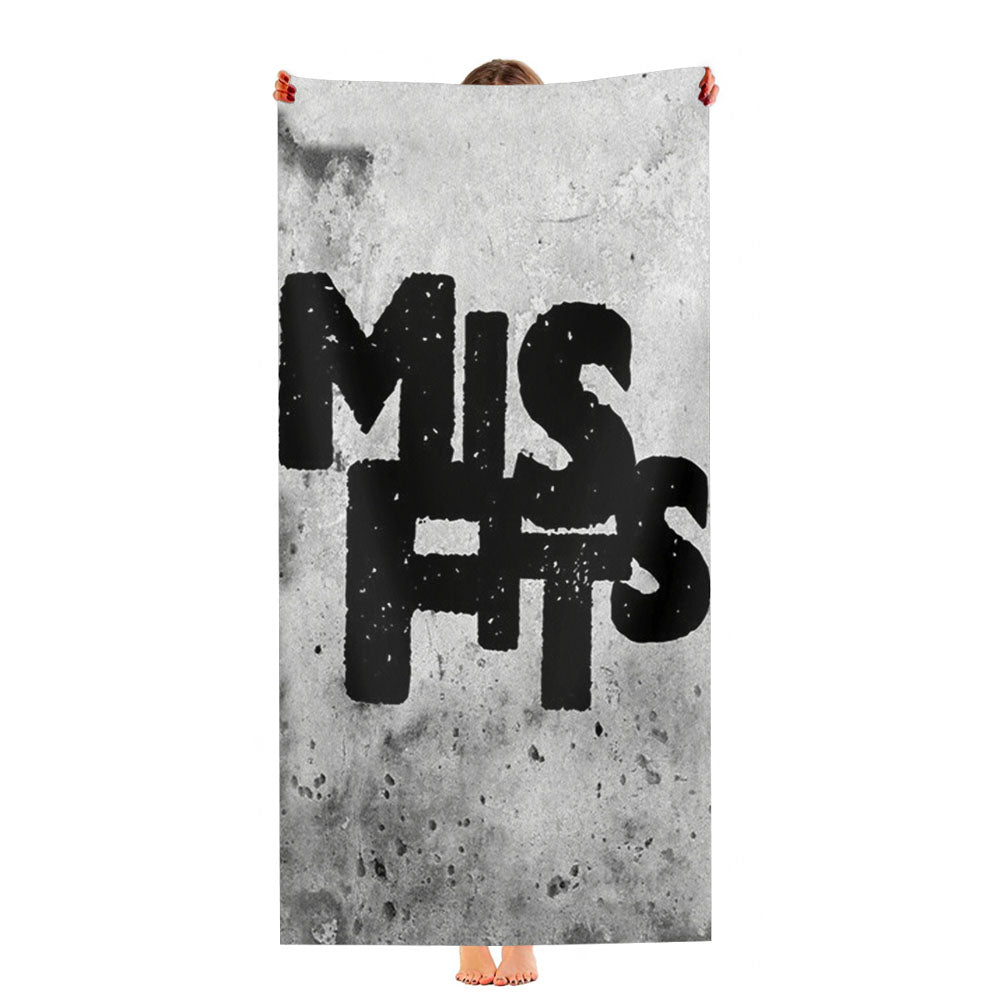 Misfits Alphabet Ultra-Soft Luxury Bathroom Towels