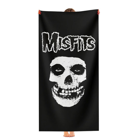 Misfits Face Bone Ultra-Soft Luxury Bathroom Towels