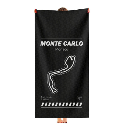 Monte Carlo Circuit Ultra-Soft Luxury Bathroom Towels