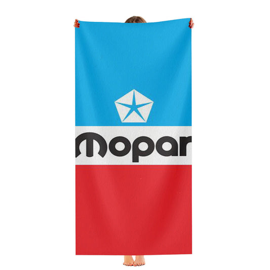 Mopar Black Logo 44 Ultra-Soft Luxury Bathroom Towels