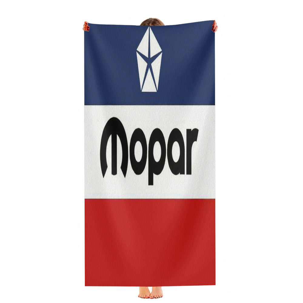 Mopar Flag Logo Ultra-Soft Luxury Bathroom Towels