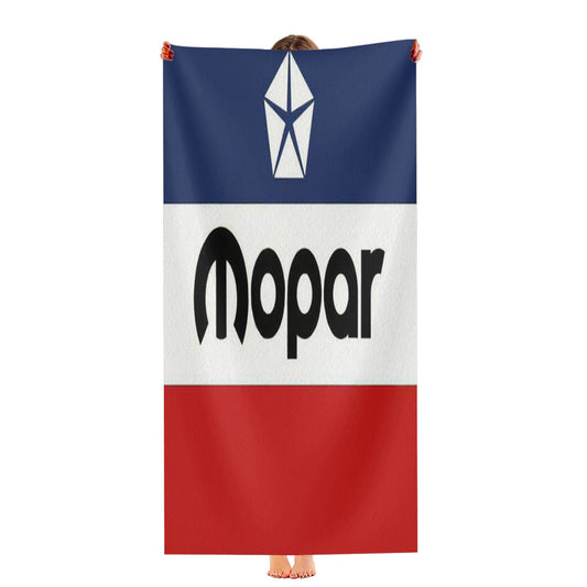 Mopar Flag Logo Ultra-Soft Luxury Bathroom Towels