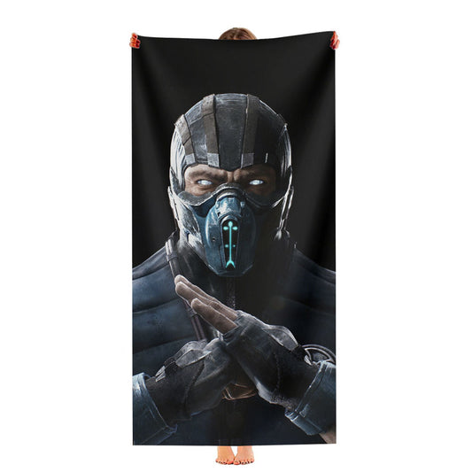 Mortal Kombat Ready To Battle Ultra-Soft Luxury Bathroom Towels
