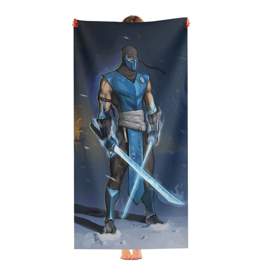 Mortal Kombat Sub Zero Ultra-Soft Luxury Bathroom Towels