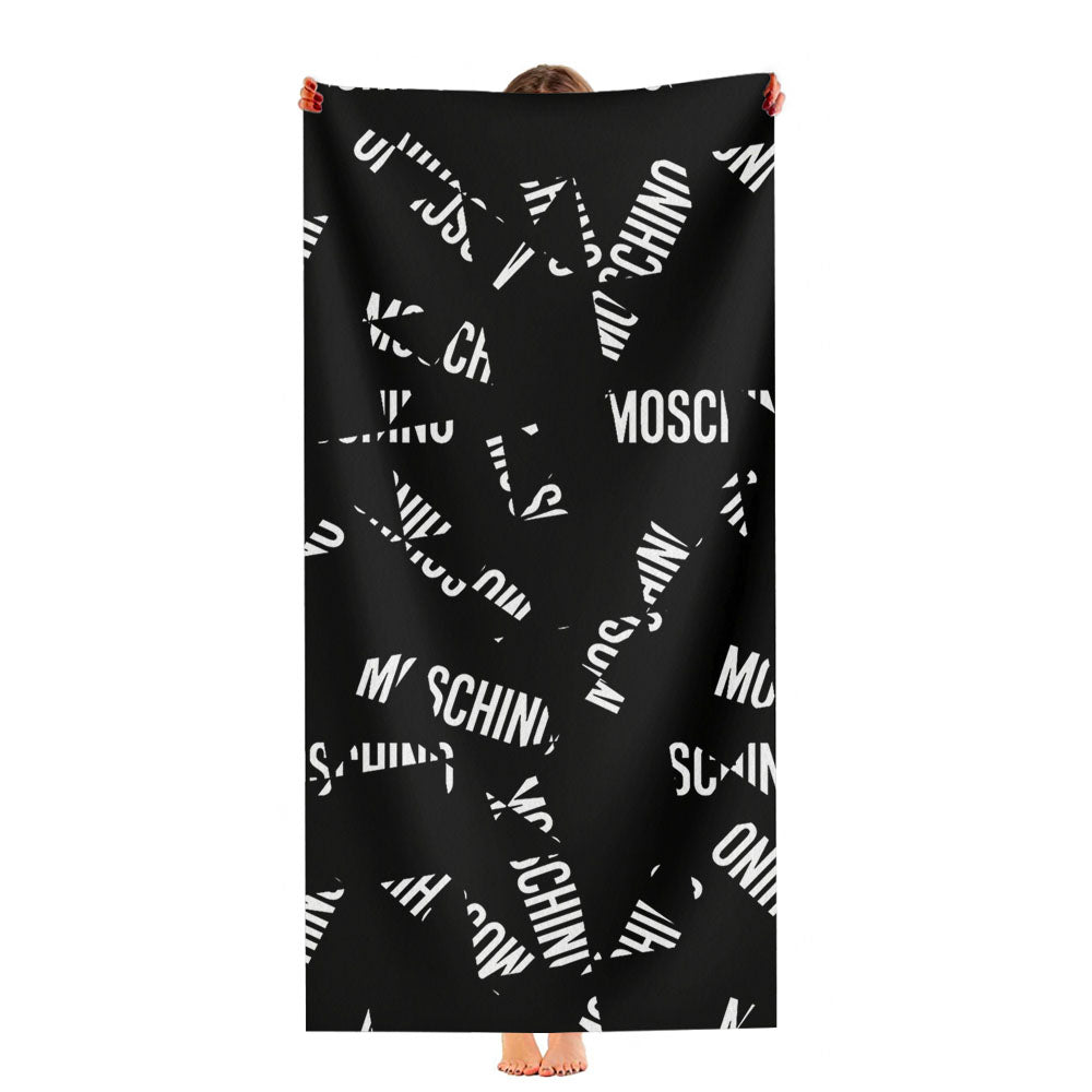 Moschino Cutting Pattern Ultra-Soft Luxury Bathroom Towels