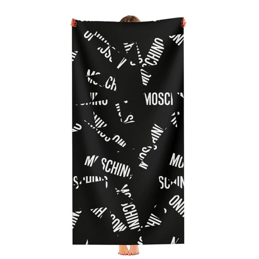 Moschino Cutting Pattern Ultra-Soft Luxury Bathroom Towels