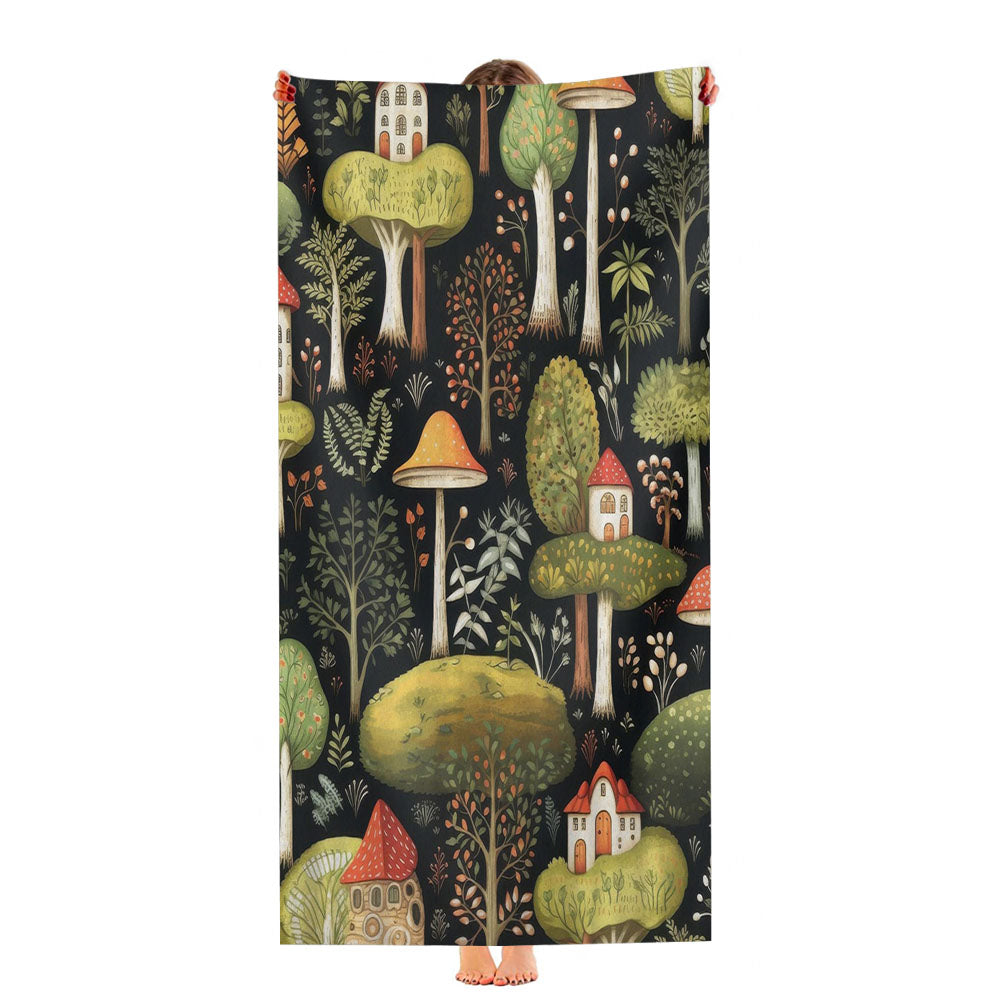 Mystical Enchanted Forest Ultra-Soft Luxury Bathroom Towels