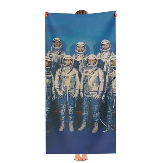 Nasa First Spacesuits Ultra-Soft Luxury Bathroom Towels