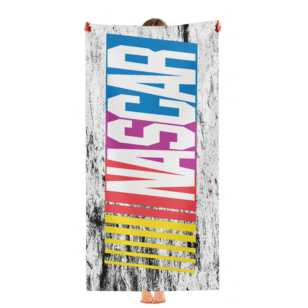 Nascar Grunge Logo Ultra-Soft Luxury Bathroom Towels