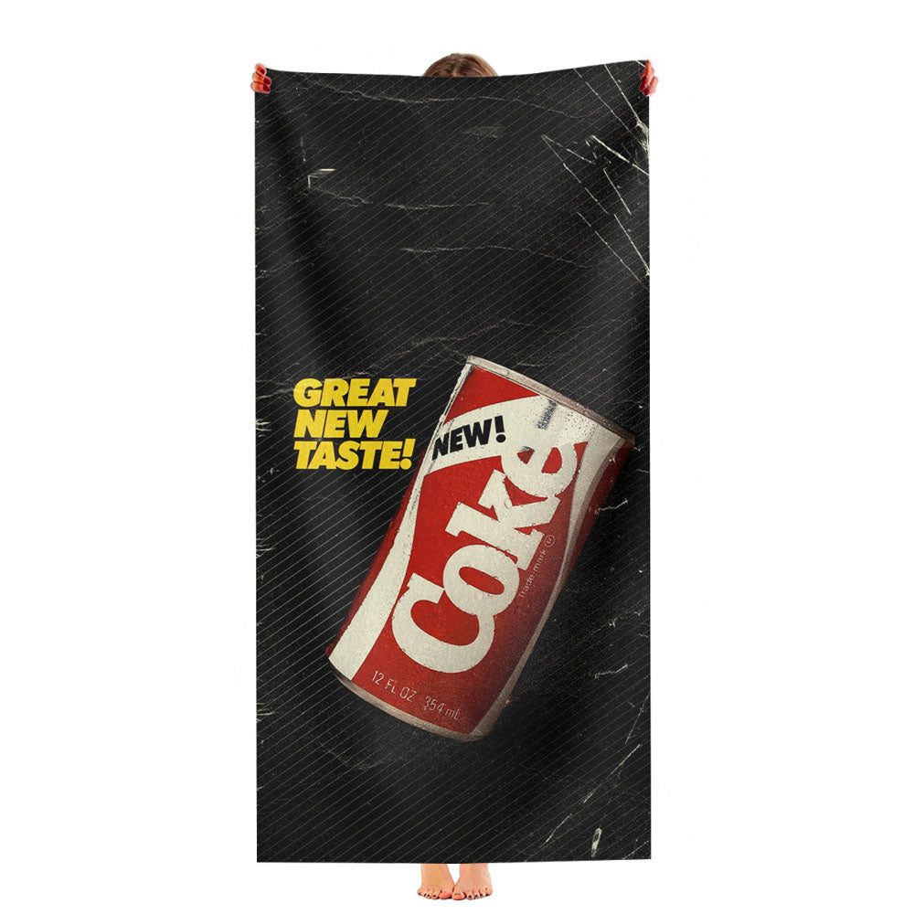 New Coke Coca Cola Taste Ultra-Soft Luxury Bathroom Towels