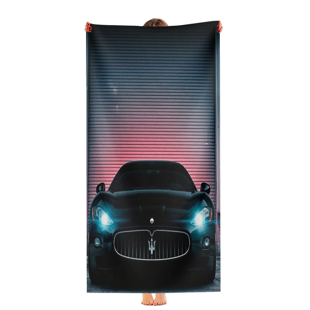 New Maserati Logo Ultra-Soft Luxury Bathroom Towels