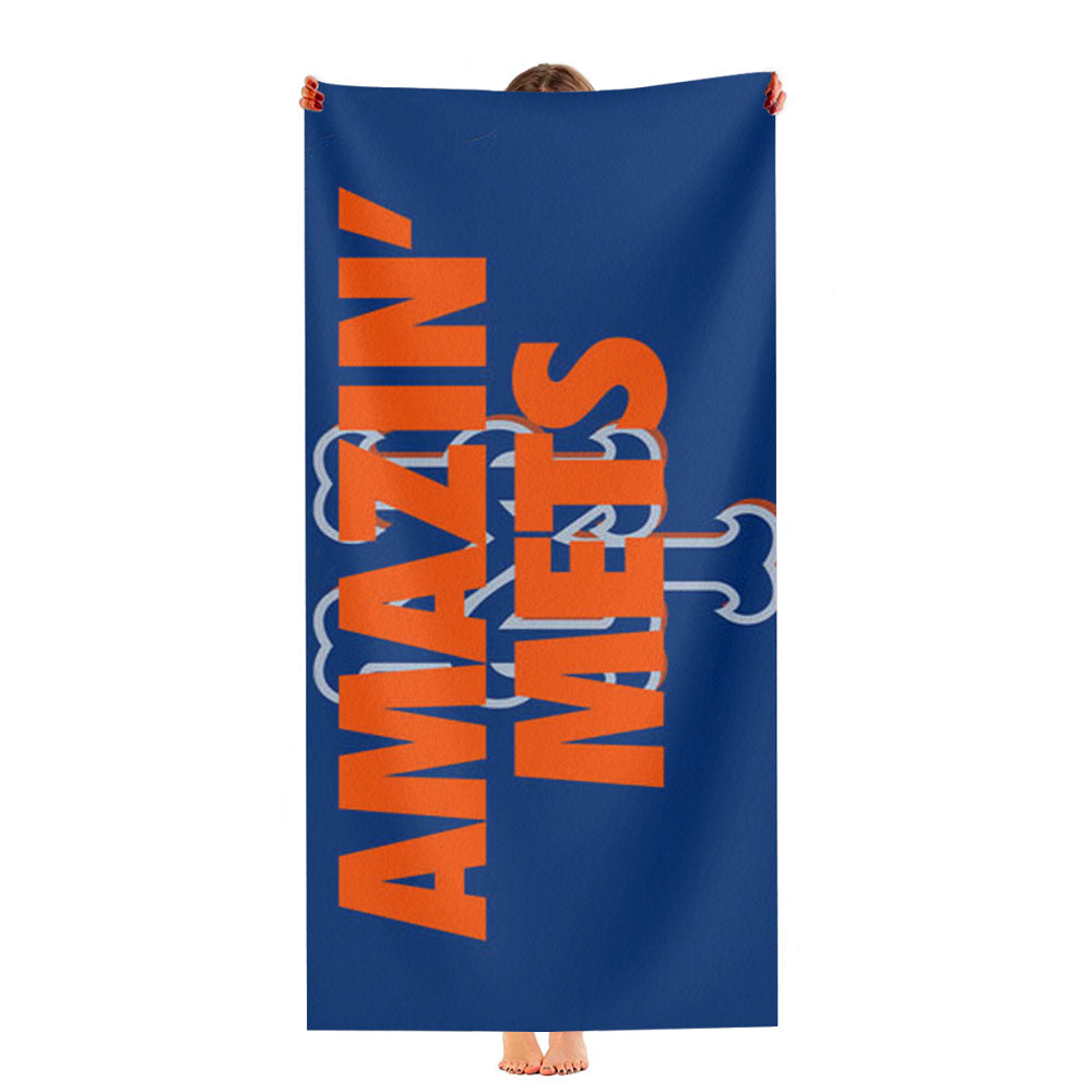 New York Mets Amazing Mets Ultra-Soft Luxury Bathroom Towels