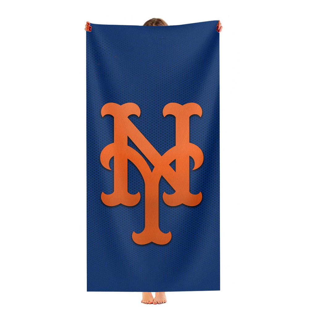 New York Mets Mlb 43 Ultra-Soft Luxury Bathroom Towels