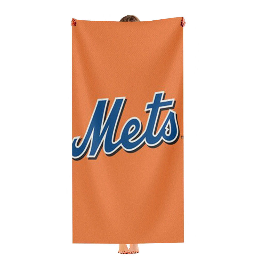 New York Mets Orange Ultra-Soft Luxury Bathroom Towels