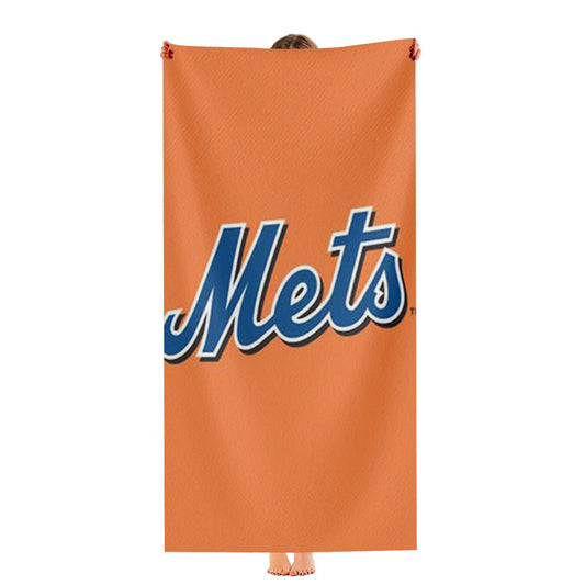 New York Mets Orange Ultra-Soft Luxury Bathroom Towels