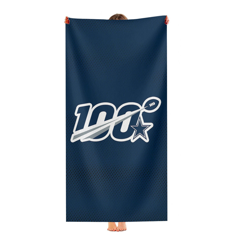 Nfl 100Th Dallas Cowboys Wallpapers Ultra-Soft Luxury Bathroom Towels