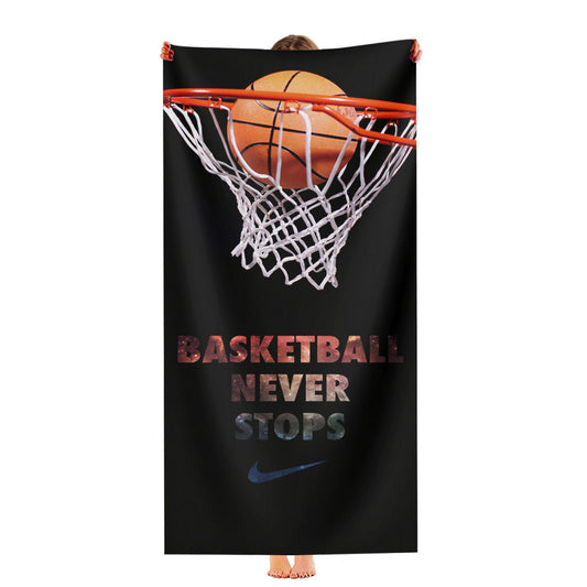 Nike Basketball Never Stop Ultra-Soft Luxury Bathroom Towels