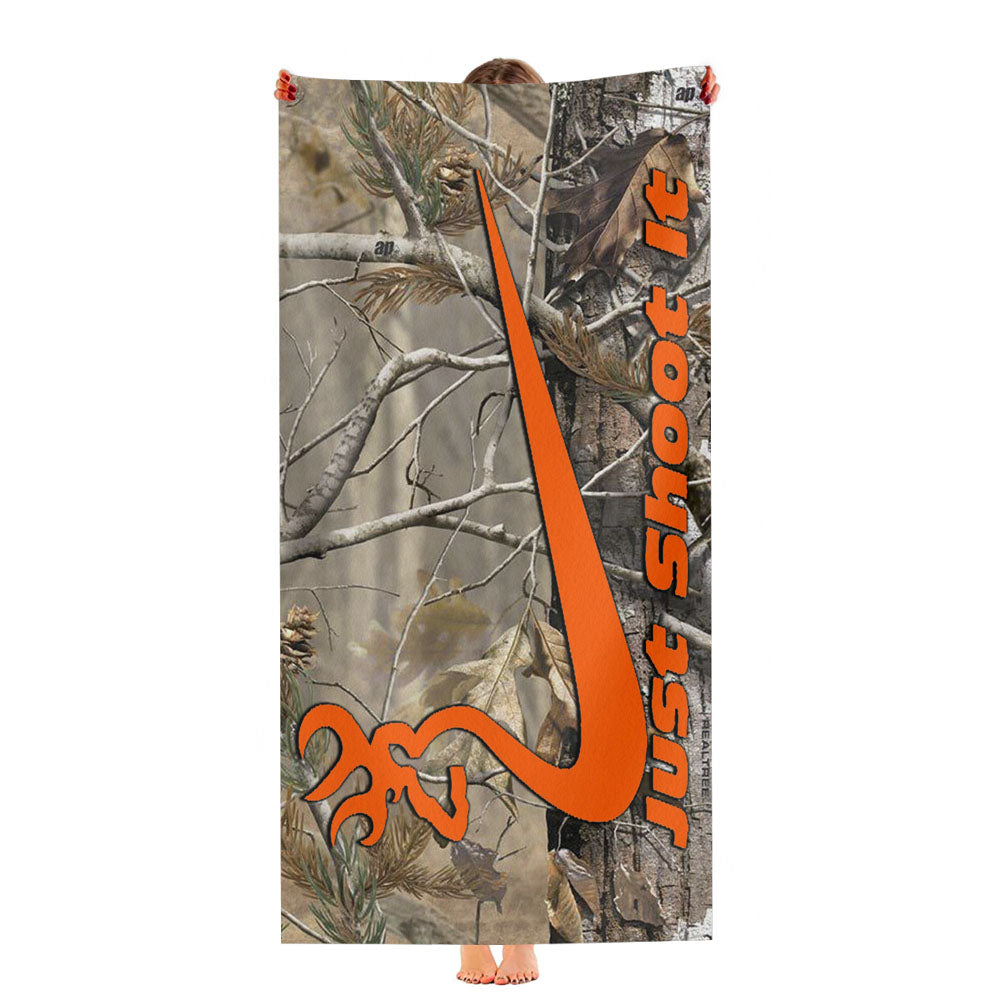Nike Browning Just Shoot It Ultra-Soft Luxury Bathroom Towels