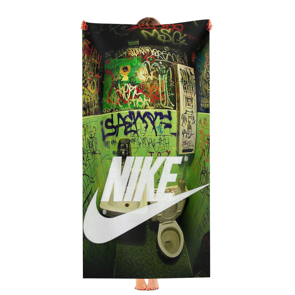 Nike Closed Art Mural Ultra-Soft Luxury Bathroom Towels