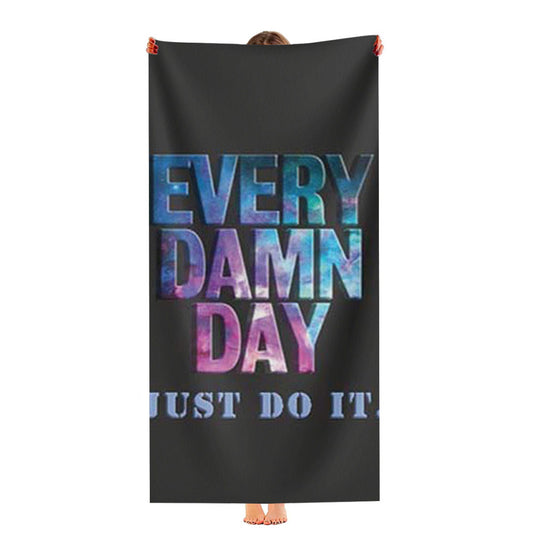 Nike Every Damn Day Rainbow Ultra-Soft Luxury Bathroom Towels