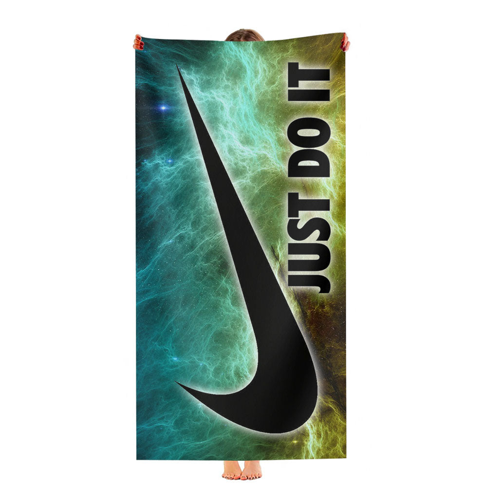 Nike Just Do It Galaxy Nebula Ultra-Soft Luxury Bathroom Towels