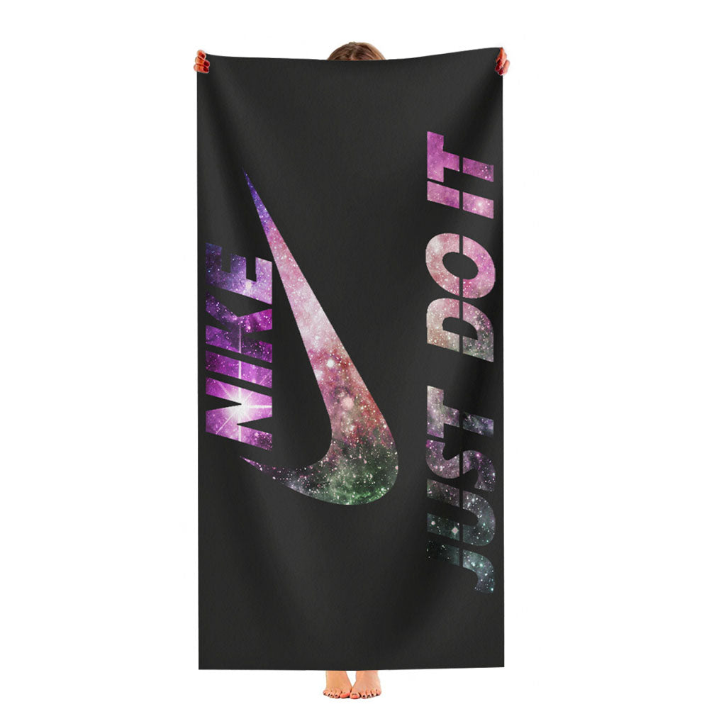 Nike Just Do It Galaxy Nebula 1 Ultra-Soft Luxury Bathroom Towels