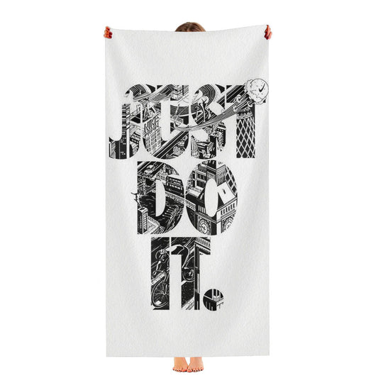 Nike Just Do It Type Ultra-Soft Luxury Bathroom Towels