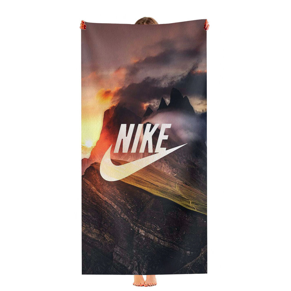 Nike Mural Mountain Ultra-Soft Luxury Bathroom Towels