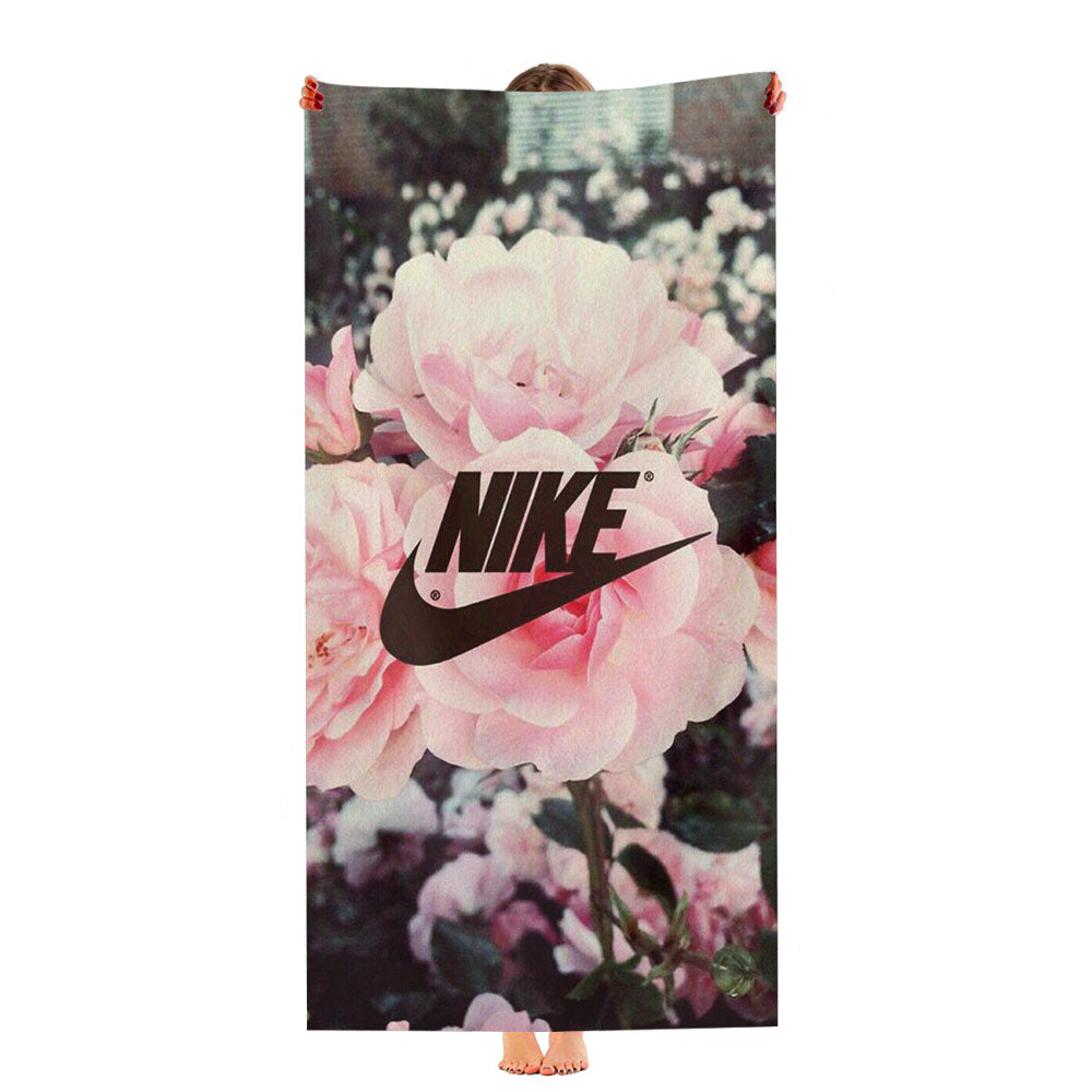Nike Pink Rose Flower Ultra-Soft Luxury Bathroom Towels