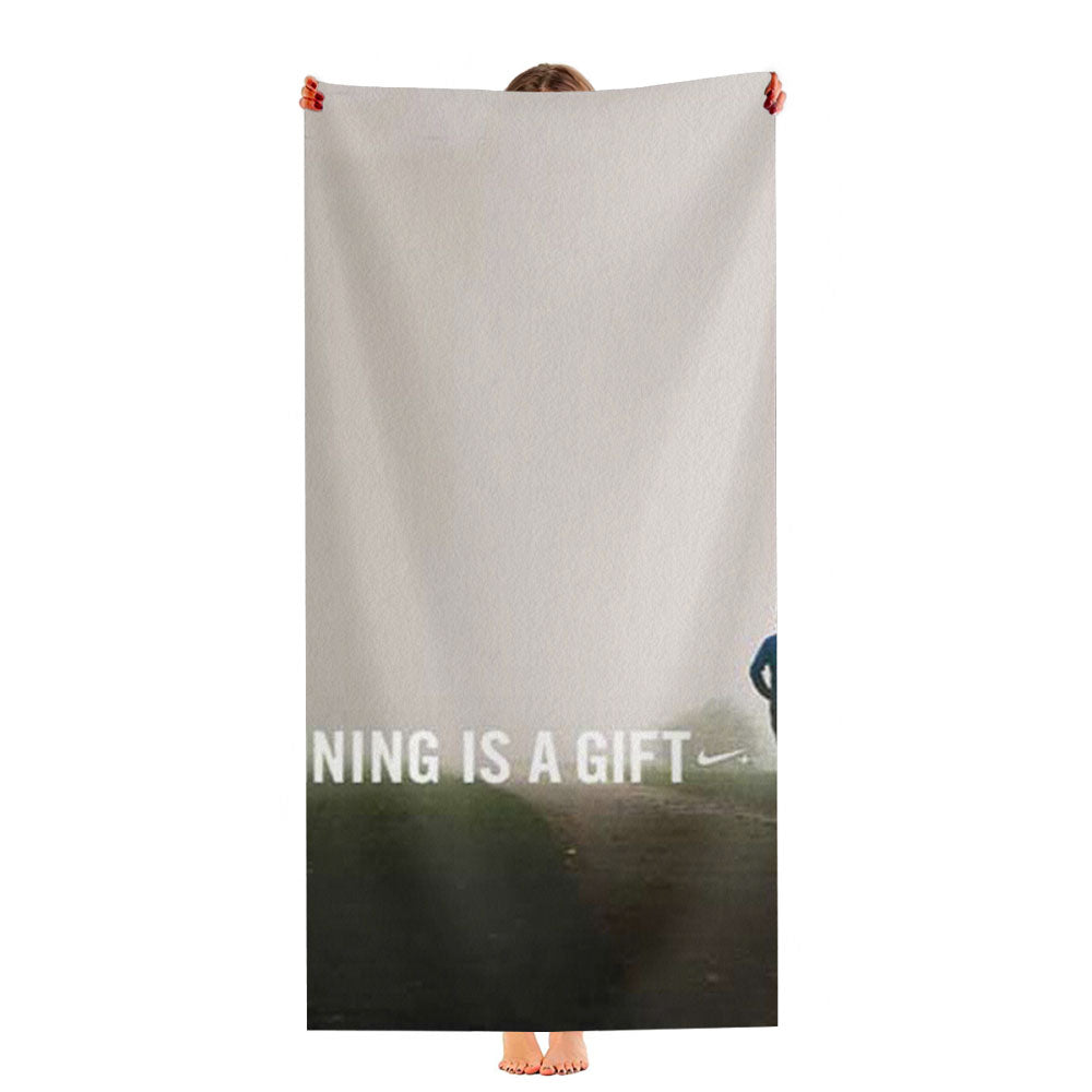 Nike Running Is A Gift Ultra-Soft Luxury Bathroom Towels