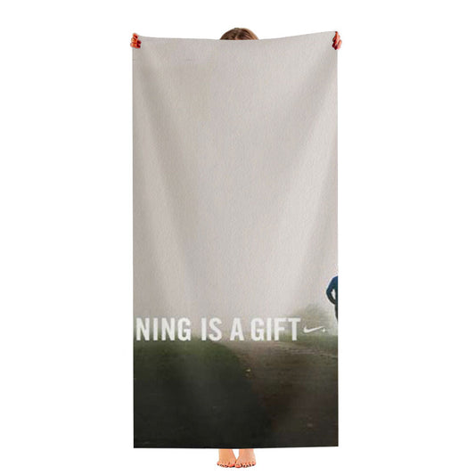 Nike Running Is A Gift Ultra-Soft Luxury Bathroom Towels