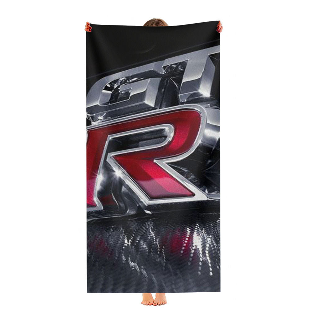 Nissan Gt R Logo Ultra-Soft Luxury Bathroom Towels
