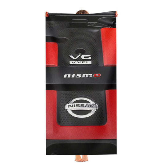 Nissan Nismo Engine Ultra-Soft Luxury Bathroom Towels